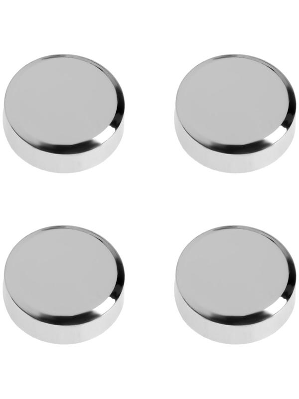 Зеркалодержатель (арт.1189), d=25 мм, без сверления, цвет хром, 4 шт.