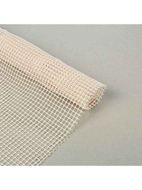 Подложка под ковёр противоскользящая Доляна, 60×120 см, цвет белый