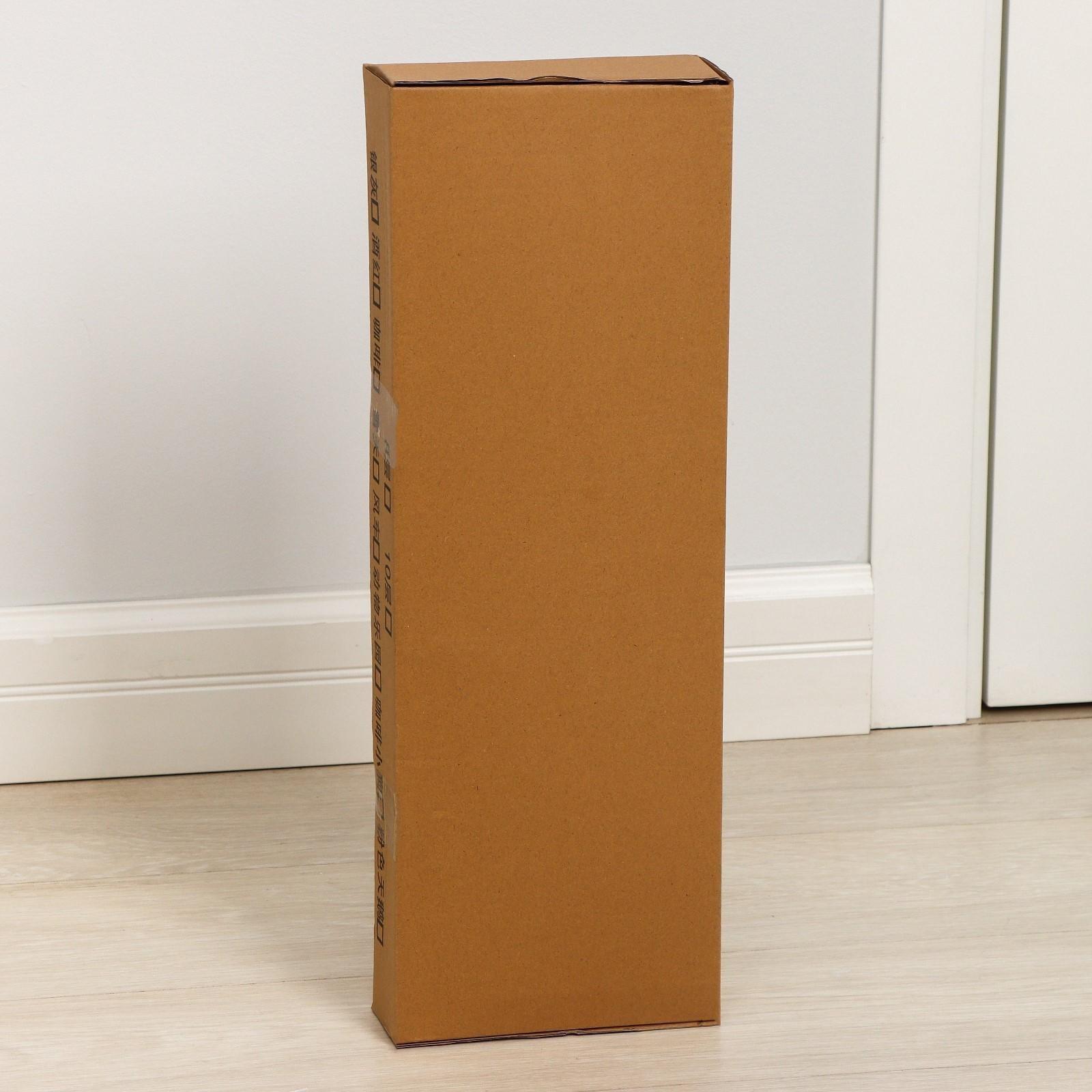 Обувница, 6 ярусов, 60×28×105 см, цвет кофейный