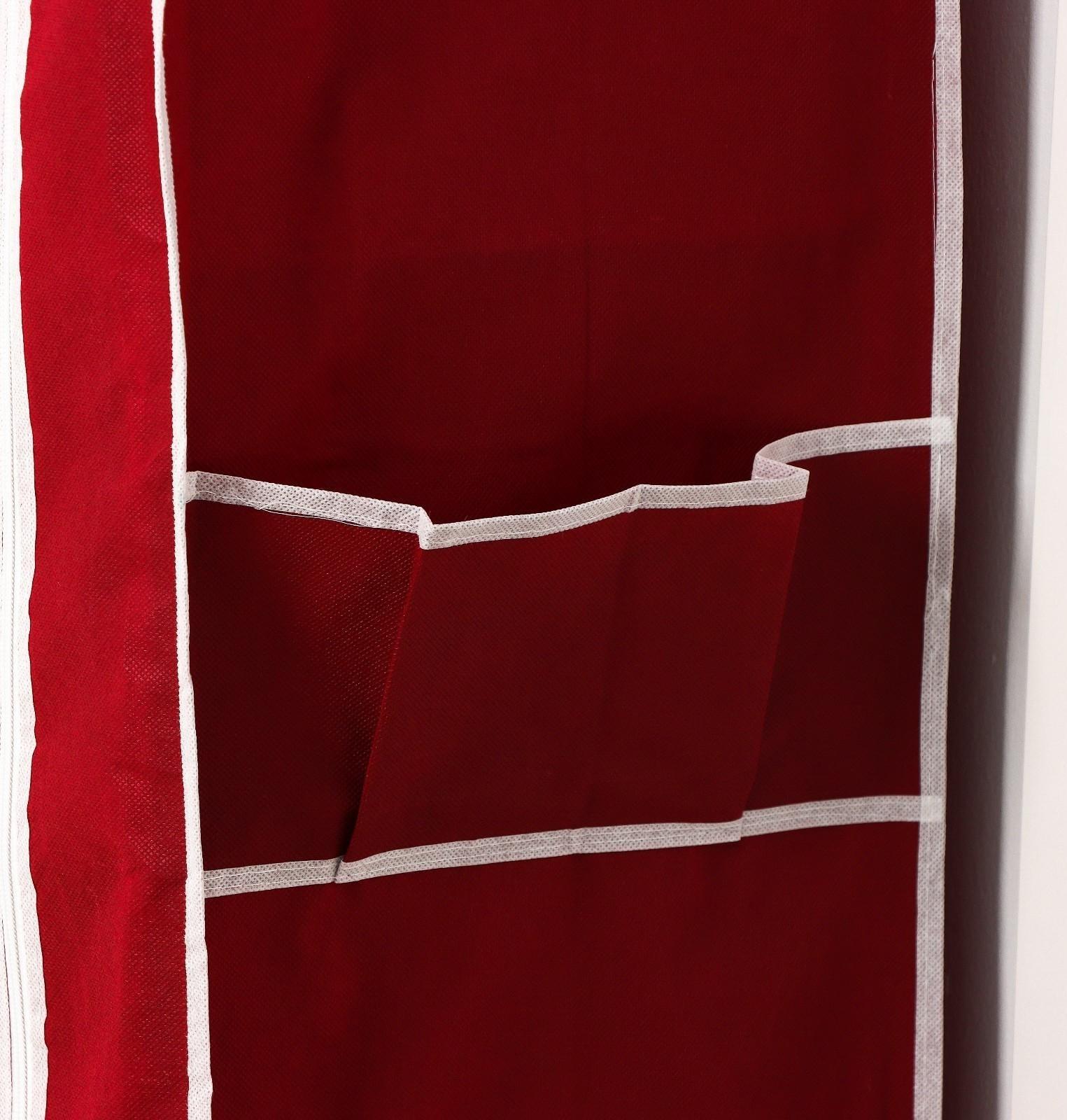 Обувница, 7 ярусов, 60×30×120 см, цвет бордовый