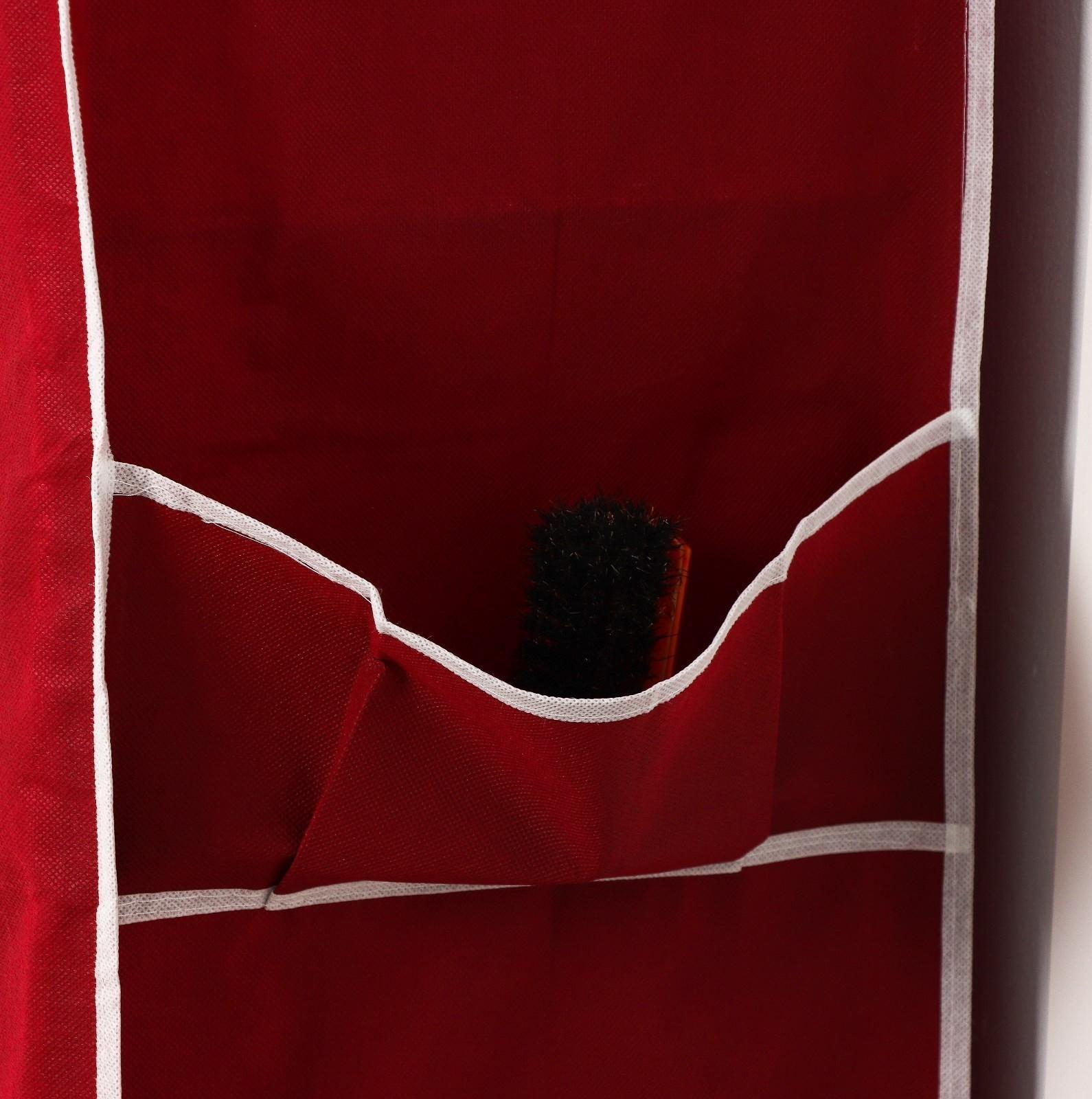 Обувница, 7 ярусов, 60×30×120 см, цвет бордовый