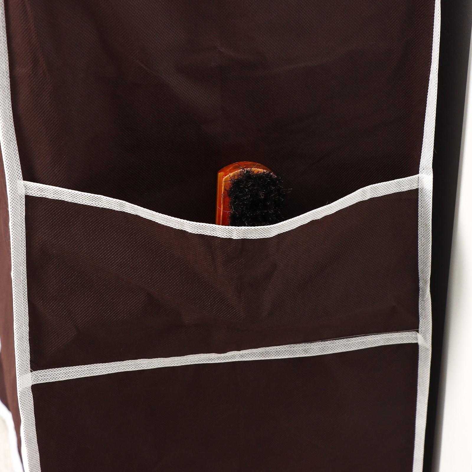 Обувница, 4 яруса, 57×28×72 см, цвет кофейный