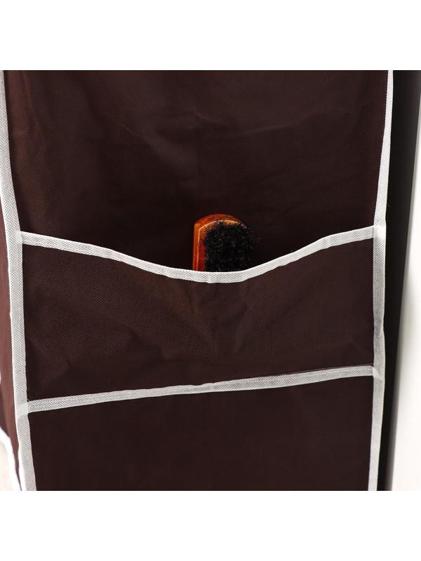 Обувница, 4 яруса, 57×28×72 см, цвет кофейный