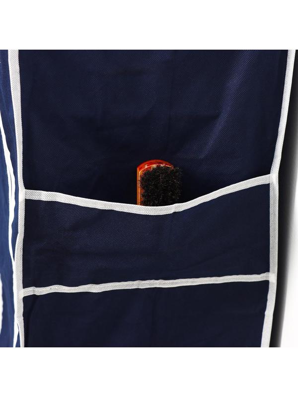 Обувница, 6 ярусов, 57×28×107 см, цвет синий