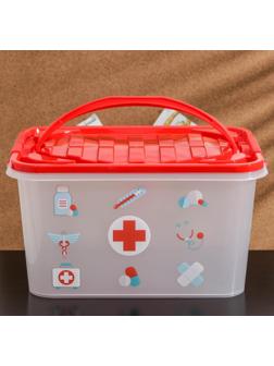 Аптечка «Доктор+», 15 л, прямоугольная