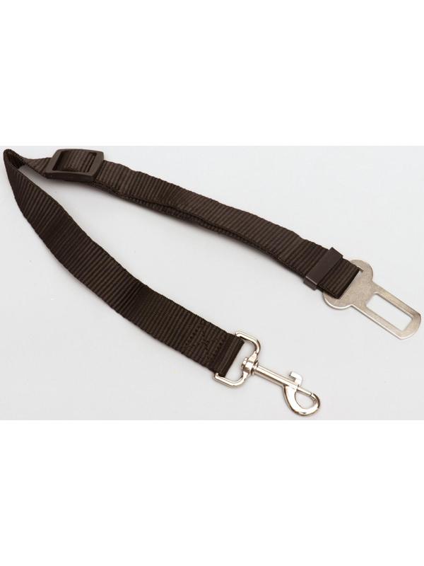 Автомобильный ремень безопасности для собак, 74 х 2,5 см, чёрный