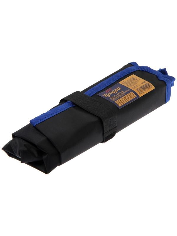 Набор ключей комбинированных в сумке ТУНДРА, фосфатированные, 6 - 22 мм, 12 шт.