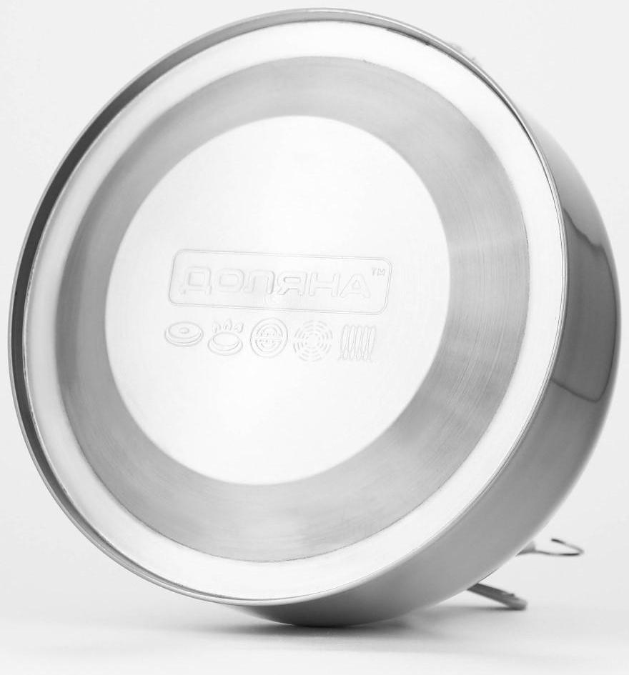 Чайник со свистком из нержавеющей стали «Мрамор», 3 л, фиксированная ручка