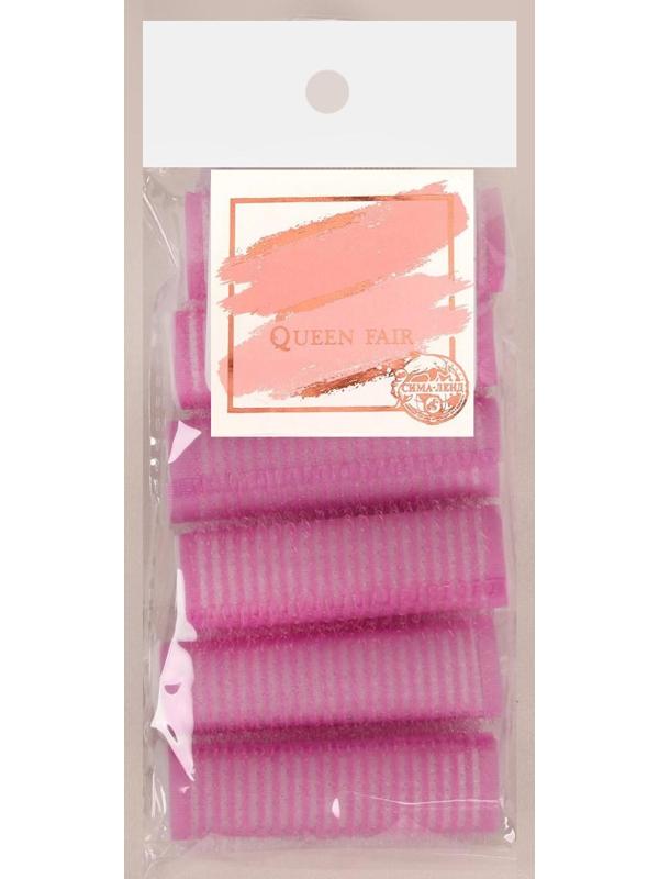 Бигуди «Липучка», d = 2 см, 6 см, 6 шт, цвет МИКС