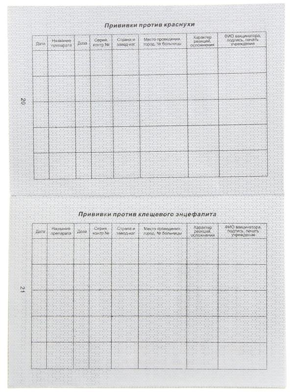 Прививочный сертификат