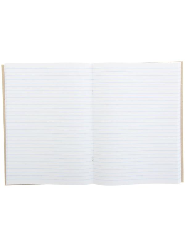 Книга учёта А4, 96 листов, в линейку, на скрепке, обложка картон, белая