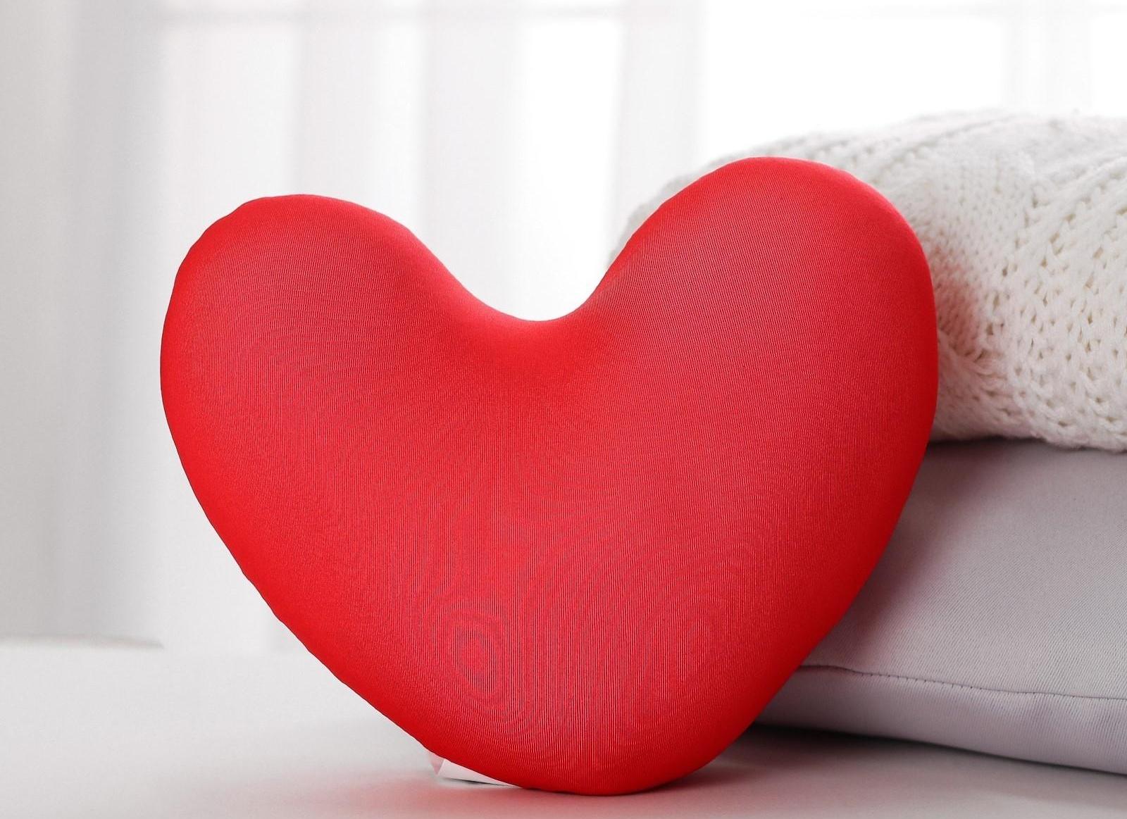 Подушка антистресс «Люблю тебя», сердце 30х25 см