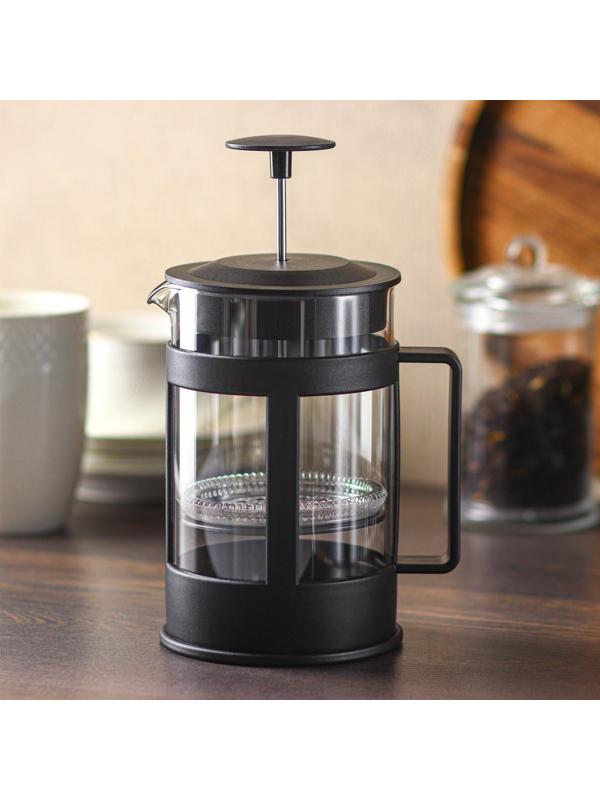 Френч-пресс Доляна «Классика», 800 мл, цвет чёрный