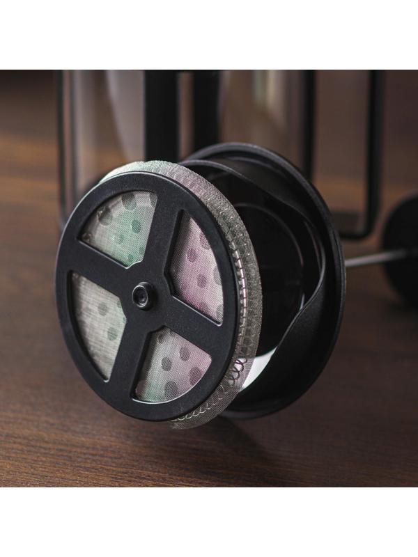 Френч-пресс Доляна «Классика», 800 мл, цвет чёрный