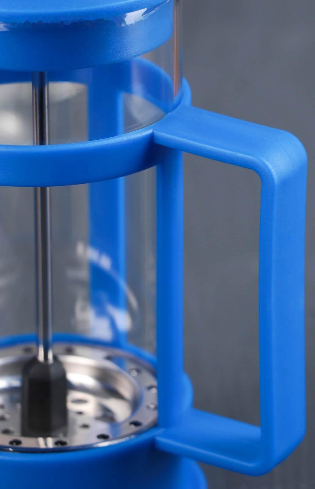 Френч-пресс Доляна «Классика», 350 мл, цвет синий