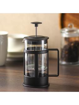 Френч-пресс Доляна «Классика», 350 мл, цвет чёрный