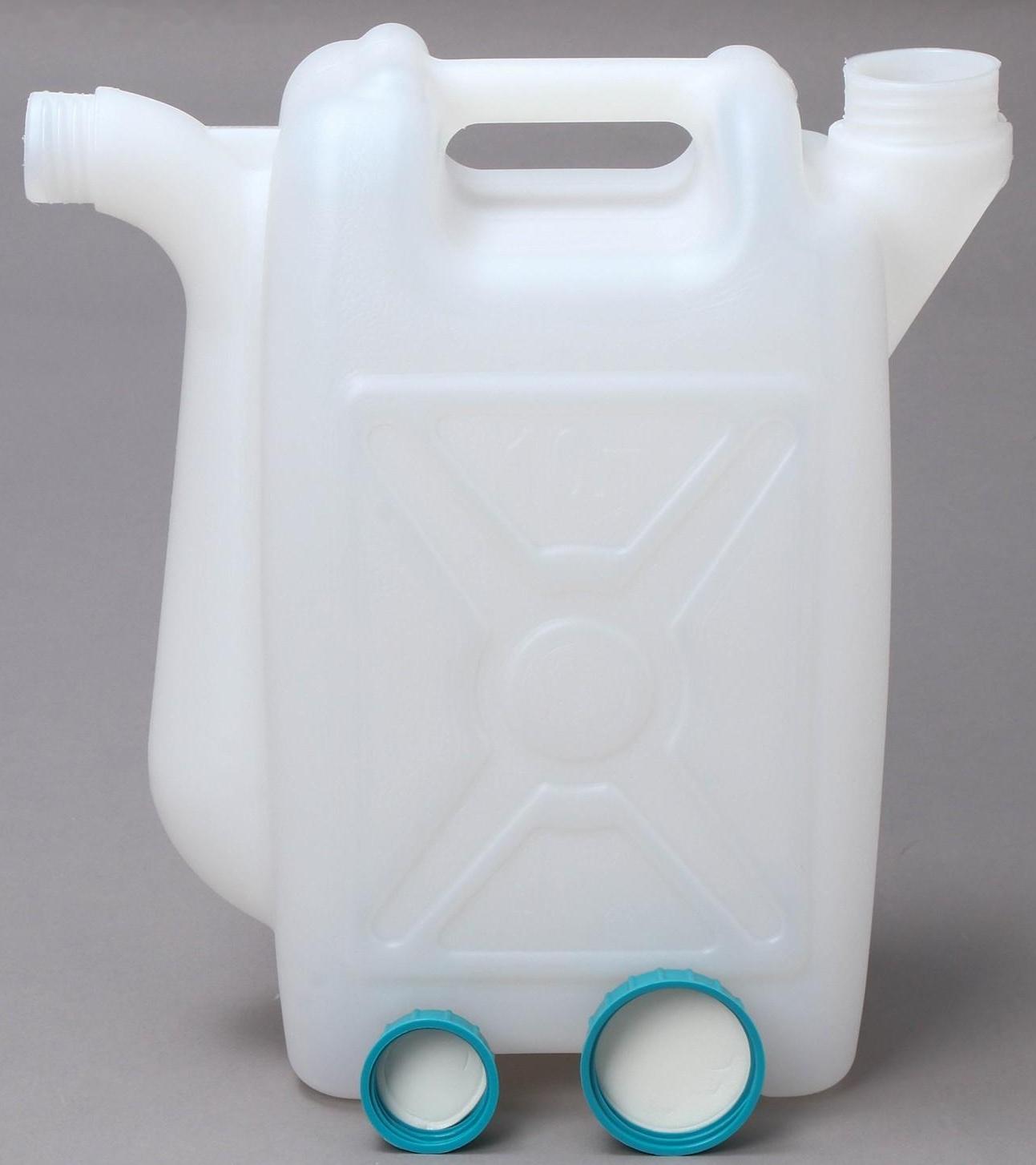 Канистра пищевая «Бочонок», 10 л, со сливом, белая