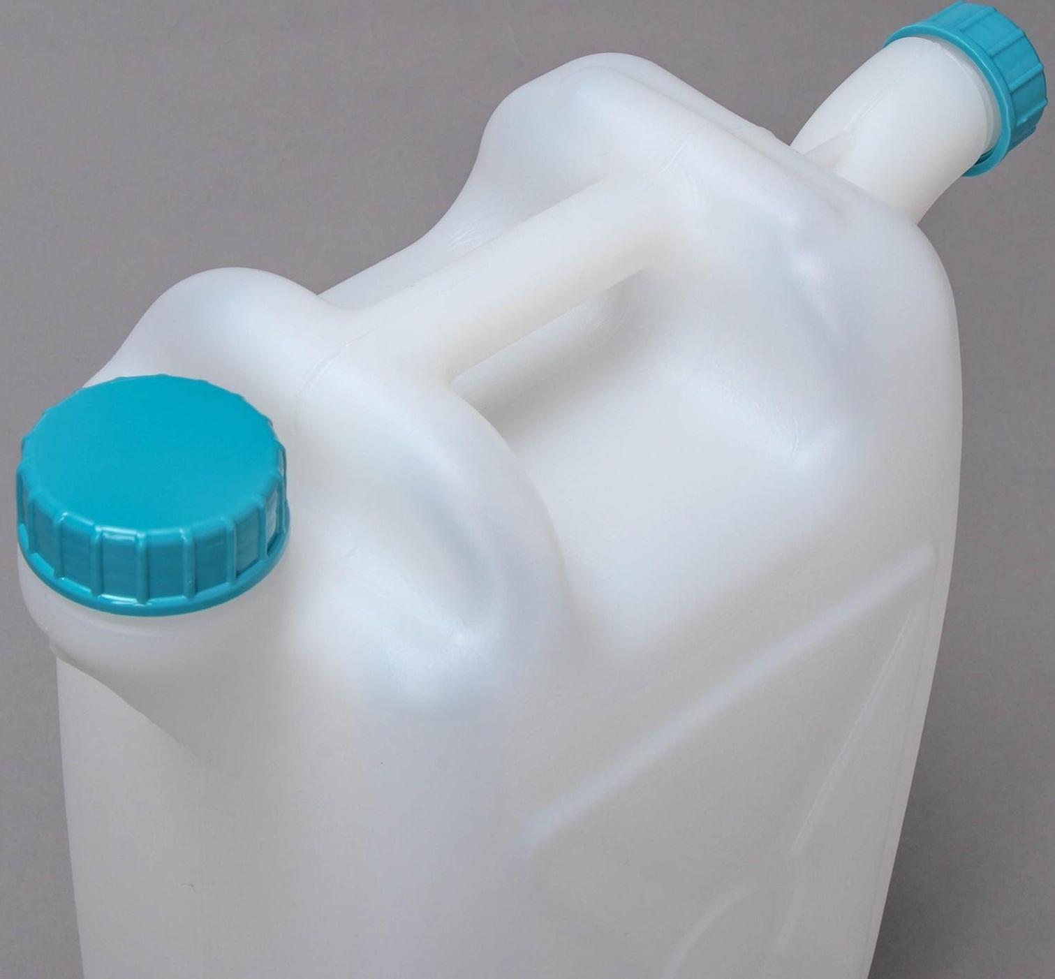 Канистра пищевая «Бочонок», 10 л, со сливом, белая