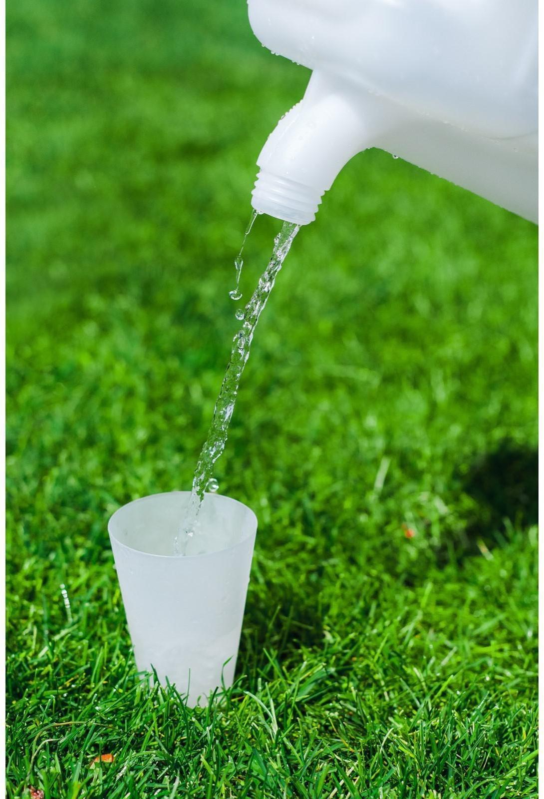 Канистра пищевая «Бочонок», 10 л, со сливом, белая