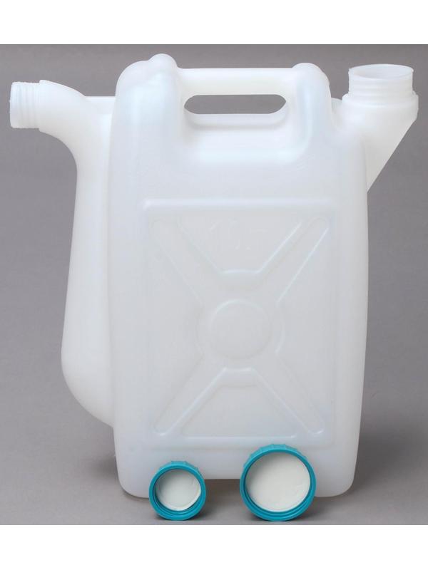 Канистра пищевая «Бочонок», 10 л, со сливом, белая