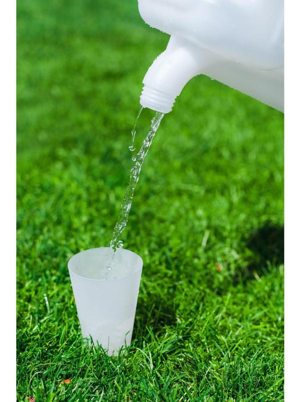 Канистра пищевая «Бочонок», 10 л, со сливом, белая