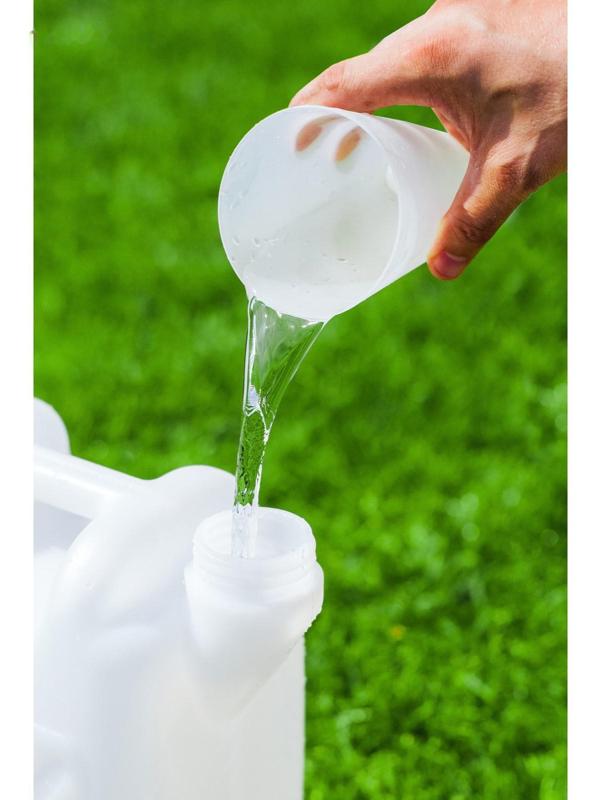 Канистра пищевая «Бочонок», 10 л, со сливом, белая