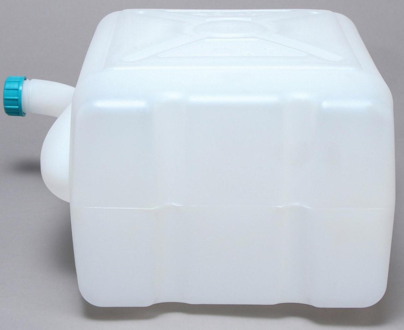 Канистра пищевая «Бочонок», 25 л, со сливом, белая