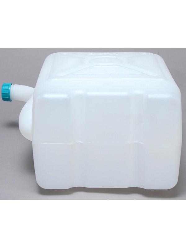 Канистра пищевая «Бочонок», 25 л, со сливом, белая