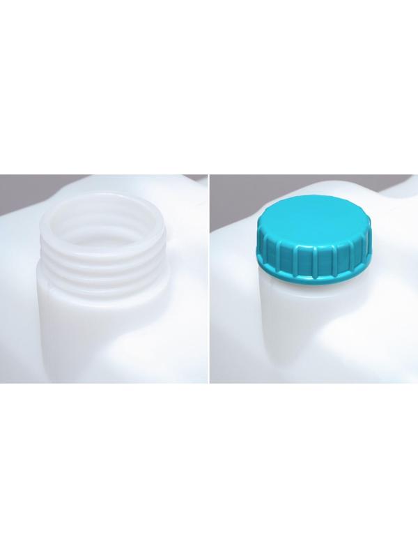 Канистра пищевая «Бочонок», 25 л, со сливом, белая