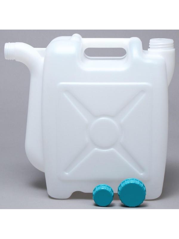 Канистра пищевая, 15 л, со сливом, белая