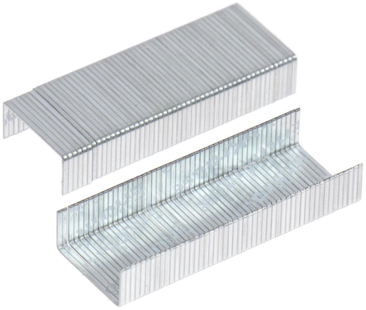 Скобы для степлера ErichKrause № 24/6, 1000 штук, заточенные с усиленной пробивной способностью