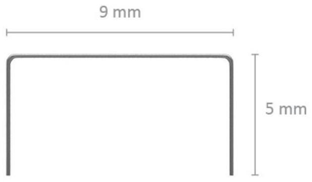 Скобы для степлера ErichKrause № 10, 1000 штук