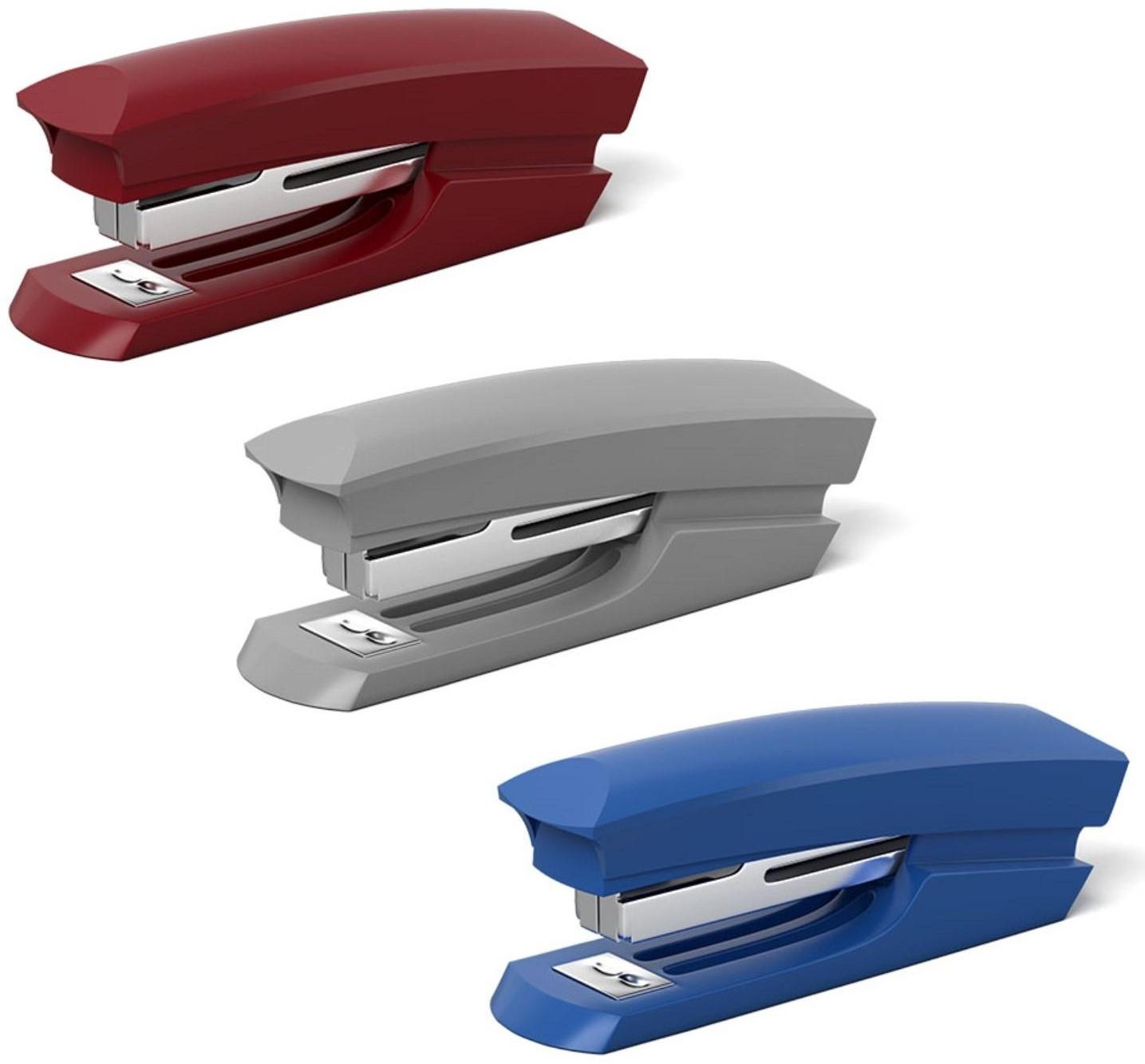 Степлер ErichKrause ECO № 10, до 20 листов, встроенный антистеплер, микс