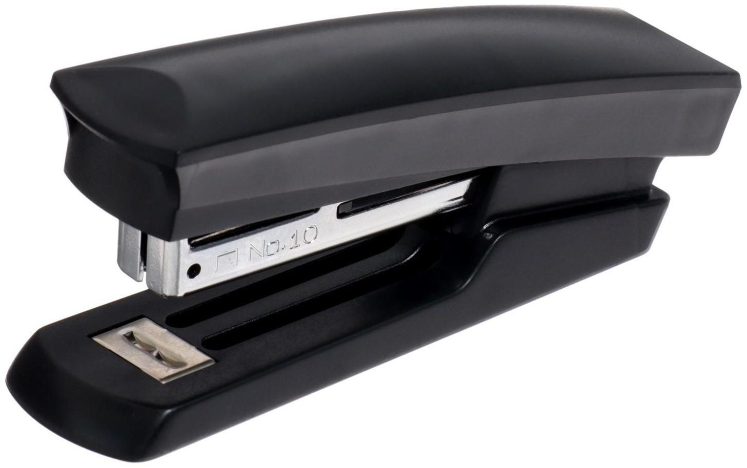 Степлер ErichKrause ECO № 10, до 20 листов, встроенный антистеплер, микс