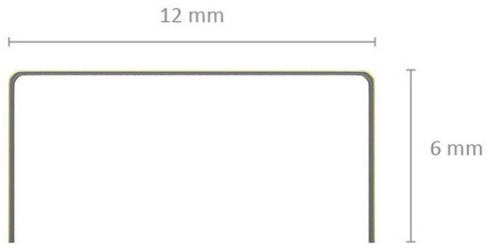 Скобы для степлера ErichKrause №24/6, цветные, 1000 штук