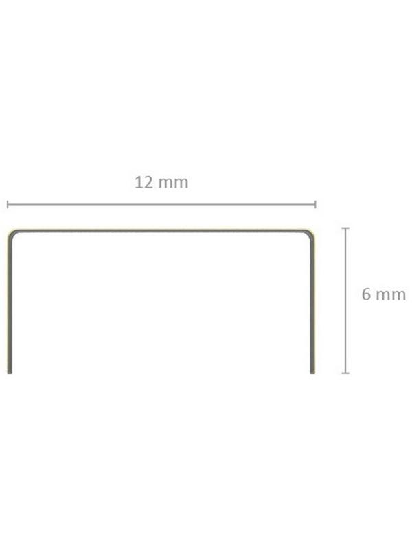 Скобы для степлера ErichKrause №24/6, цветные, 1000 штук