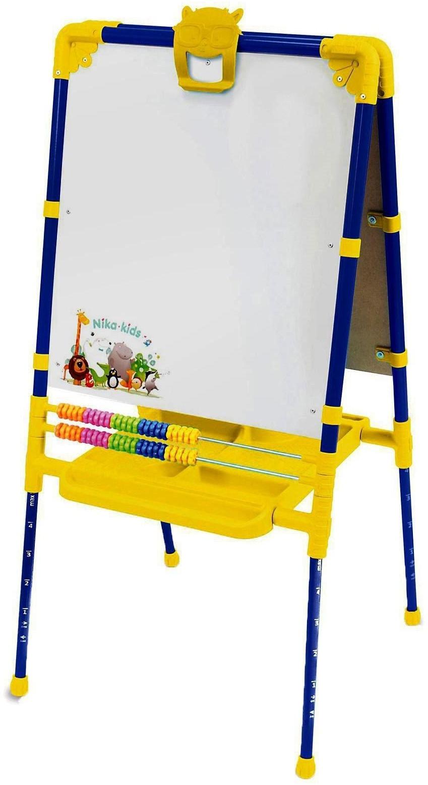 Мольберт детский, двусторонний «Растущий», регулируется по высоте, размер 755 × 516 × 70 мм, МИКС