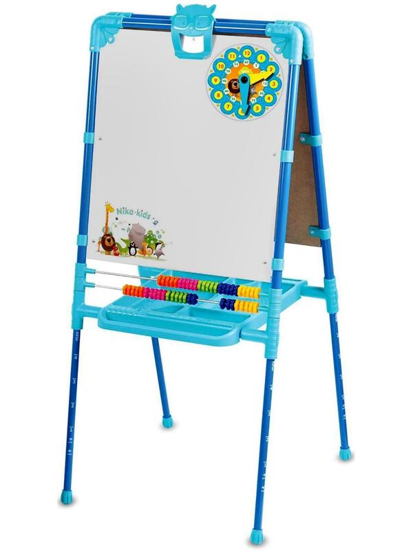 Мольберт детский, двусторонний «Растущий», регулируется по высоте, размер 755 × 516 × 70 мм, МИКС