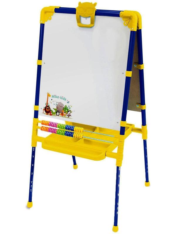 Мольберт детский, двусторонний «Растущий», регулируется по высоте, размер 755 × 516 × 70 мм, МИКС