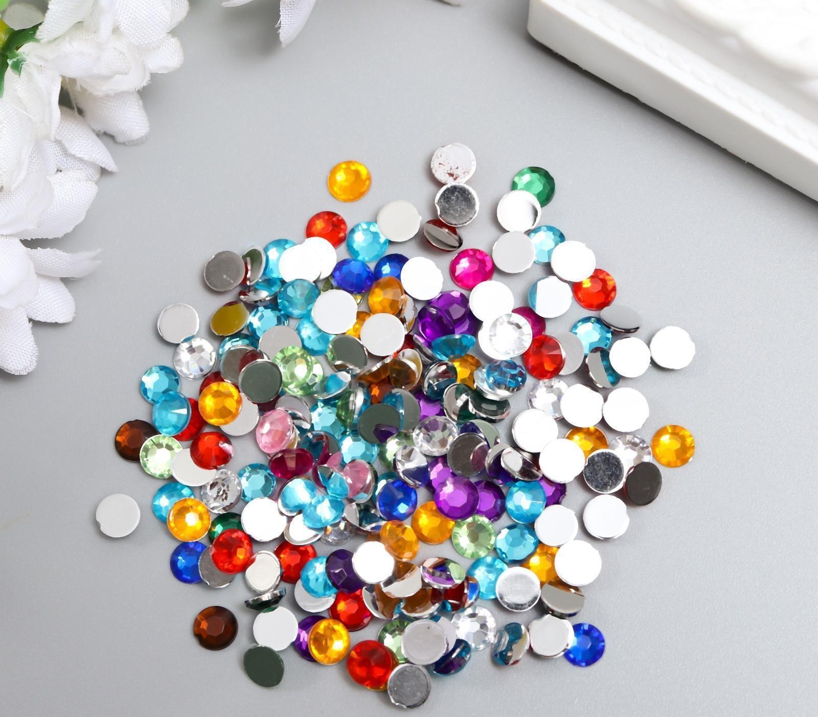 Набор декора для творчества стразы диаметр 0,5 см 