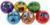 Мяч «Смешные рожицы», мягкий, 6,3 см, цвета МИКС
