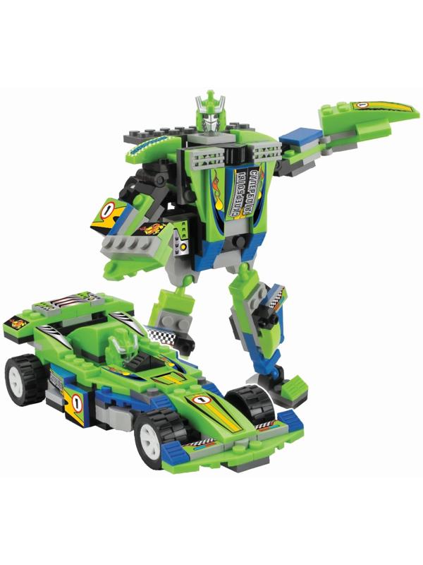 Конструктор-трансформер «Спорткар», 129 деталей, цвета МИКС