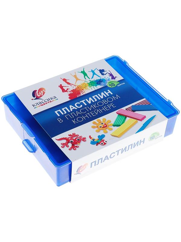 Пластилин 10 цветов 200 г 