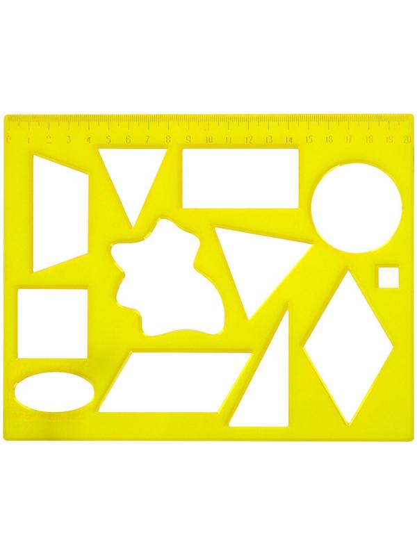 Трафарет геометрические фигуры № 2