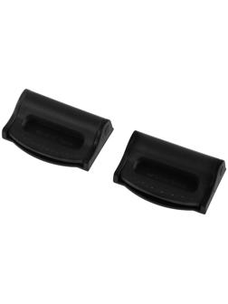 Зажим ремня безопасности TORSO, черный, набор 2 шт