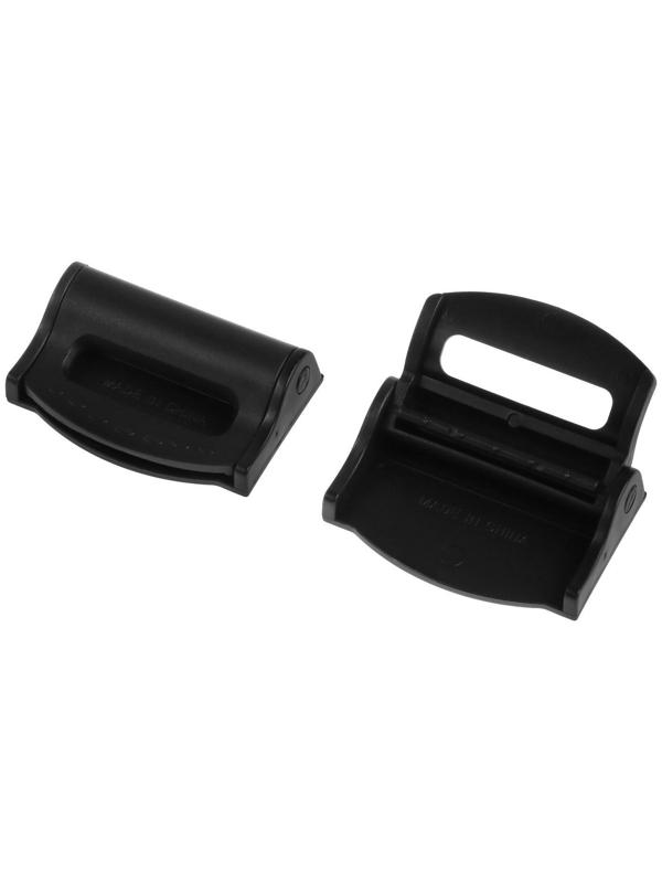 Зажим ремня безопасности TORSO, черный, набор 2 шт