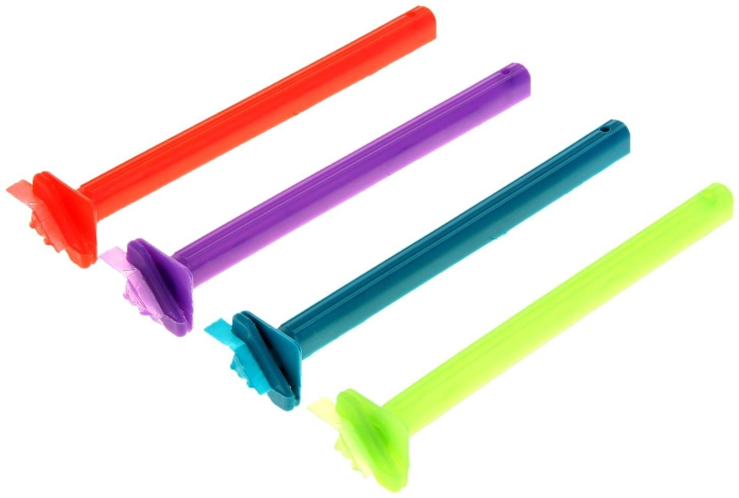 Жердочка для птиц, 140 мм, пластик, микс цветов