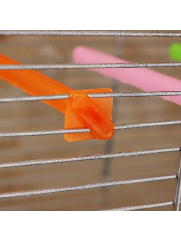 Жердочка для птиц, 140 мм, пластик, микс цветов