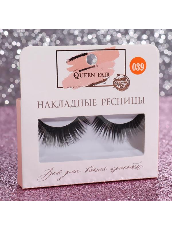 Ресницы накладные «Соблазнение», с клеем, цвет чёрный