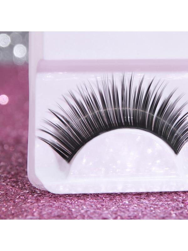 Ресницы накладные «Соблазнение», с клеем, цвет чёрный